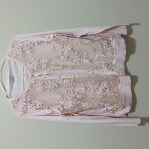 A New Day Pink Floral Cardigan